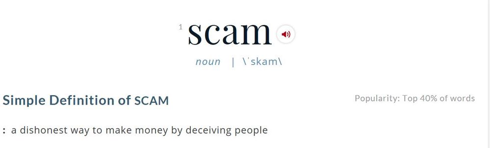 SCAM Merriam Webster dictionary.JPG