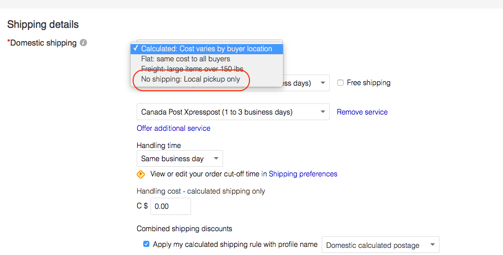 Under Shipping