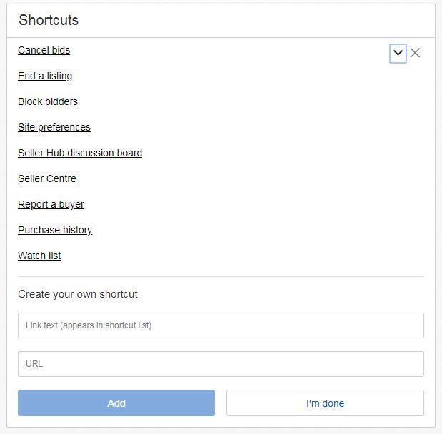 Once clicked, you can then remove any default shortcuts, and add the URL of your own specific.