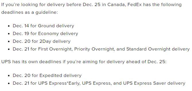 FedEx and UPS rates