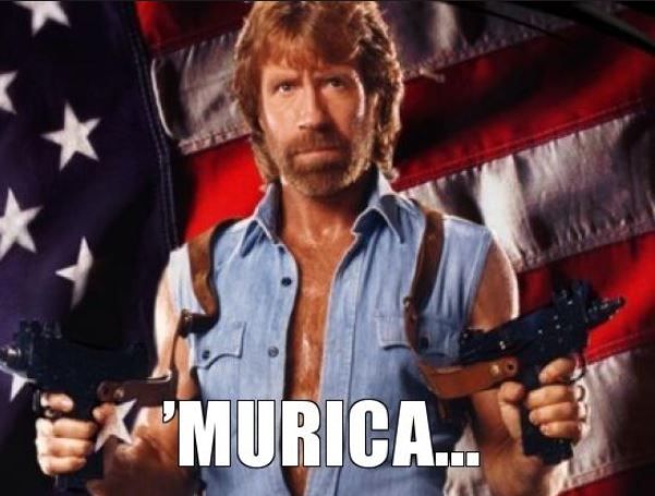 I was truly impressed by the wide array of images at my disposal for the term 'Murrica'