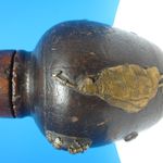 antique Japanese wood jar