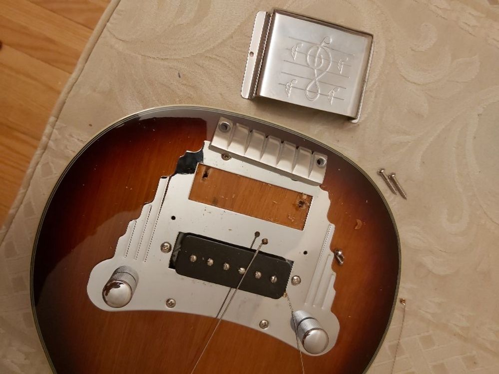 the buyer did some work on it and the "damaged" condition now
