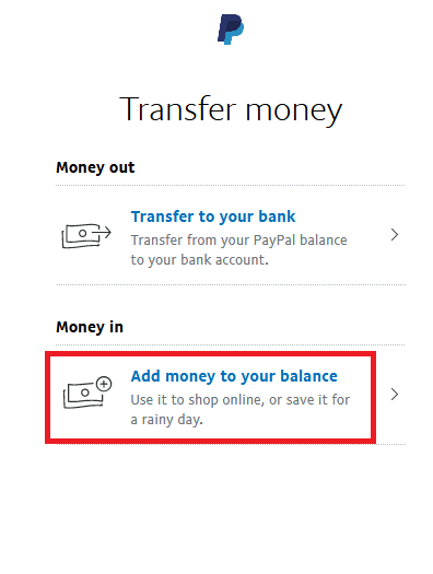 Solved How do I transfer money from my bank account to Pa