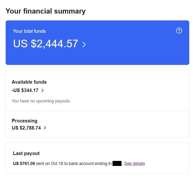 Payouts on hold till account details updated The eBay Canada Community